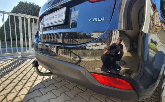 Tažné zařízení Kia Carens - montáž